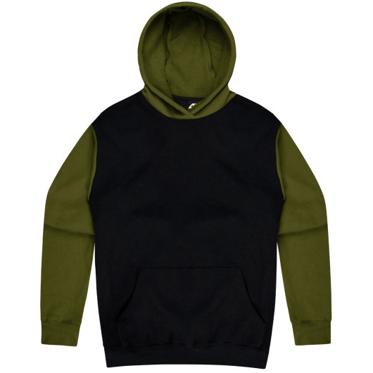 Balwun Mens Hoodies Black Military